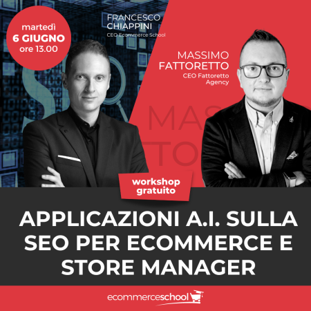 Applicazioni A.I. Sulla Seo Per Ecommerce E Store Manager 1080x1080