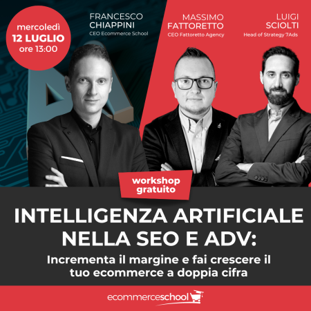 WORKSHOP Intelligenza Artificiale nella SEO e ADV