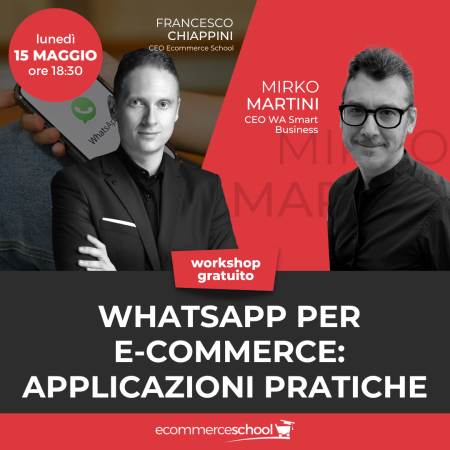 WhatsApp per Ecommerce Applicazioni pratiche 1080x1080